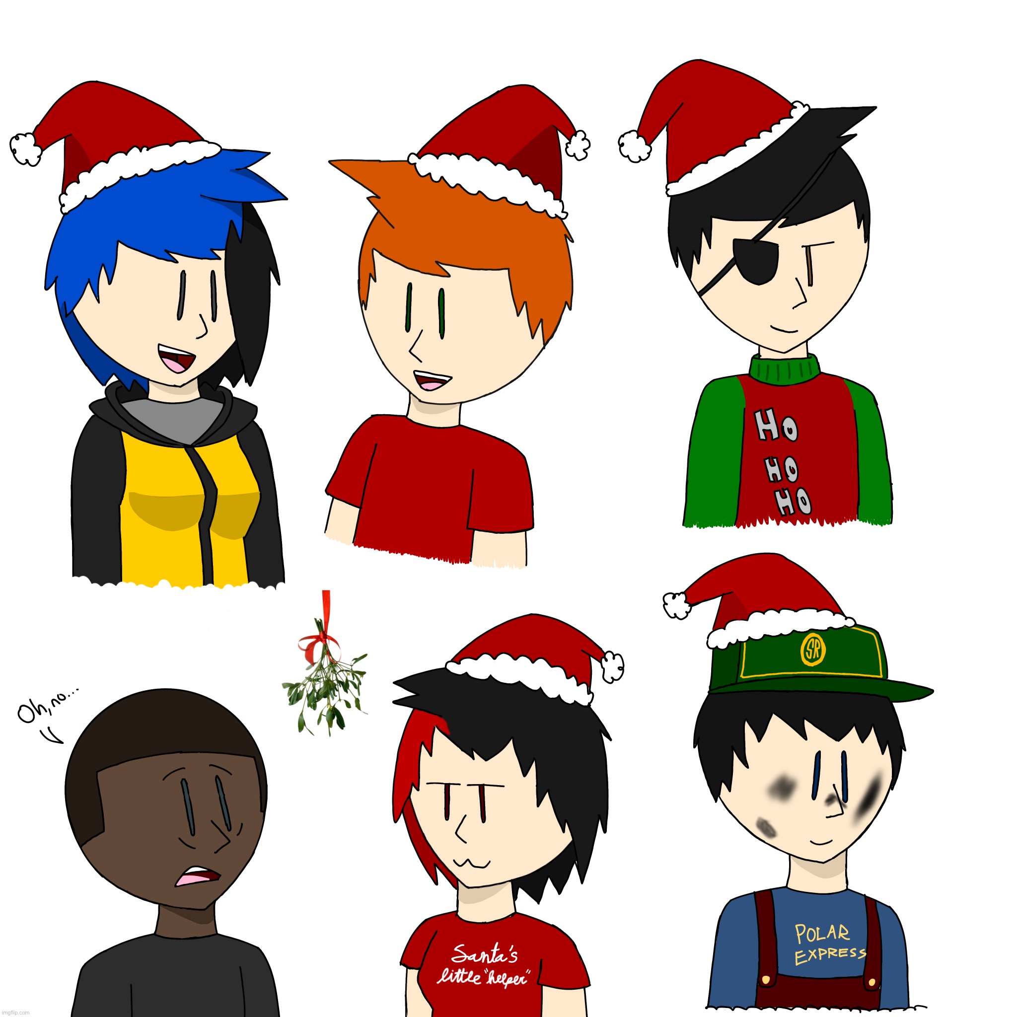 Just a fun lil holiday drawing | made w/ Imgflip meme maker