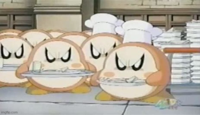 waddle dee angry | image tagged in waddle dee angry | made w/ Imgflip meme maker