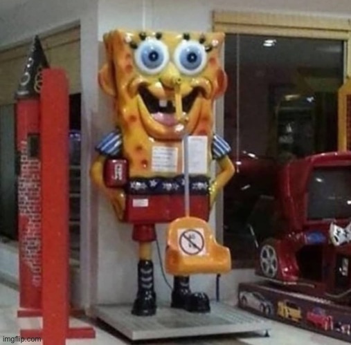 What did they do to SpongeBob?? | image tagged in spongebob | made w/ Imgflip meme maker