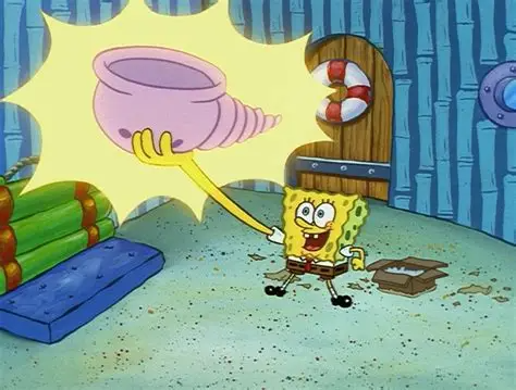 Spongebob Conch Shell Blank Meme Template