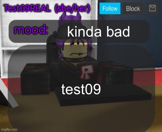 Test09 Jane Doe temp v2 | kinda bad; test09 | image tagged in test09 jane doe temp v2 | made w/ Imgflip meme maker