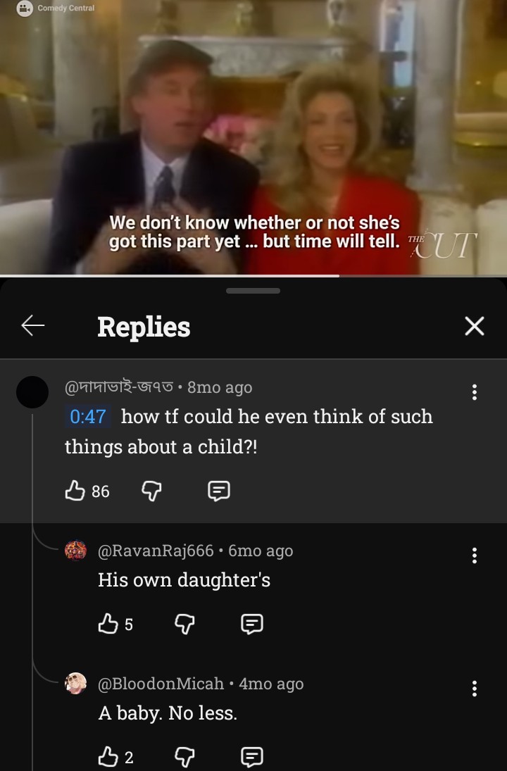 Trump talking about his newborn daughter inappropriately Blank Meme Template