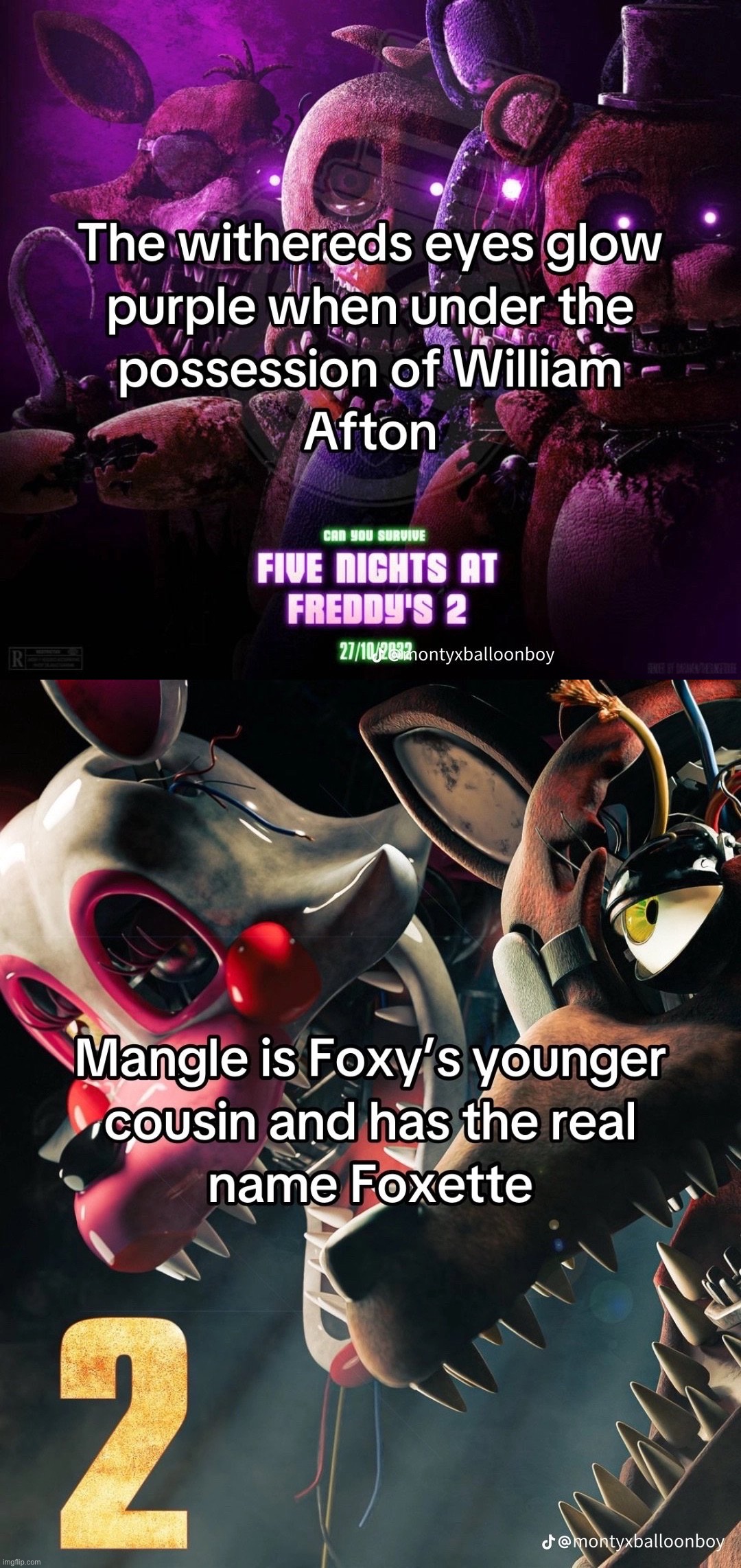 got this from a fnaf fact video btw lmfao | made w/ Imgflip meme maker