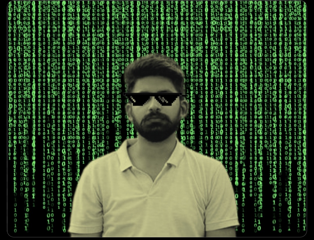 Indian in the matrix Blank Meme Template