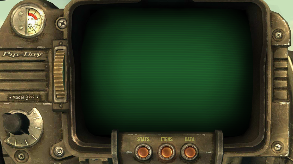 Pip boy display Blank Meme Template