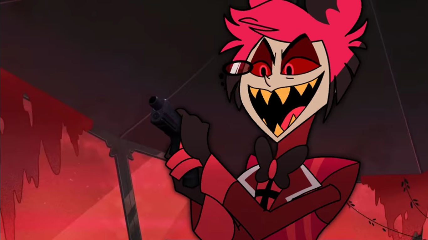 Alastor with Glock-19 Blank Meme Template