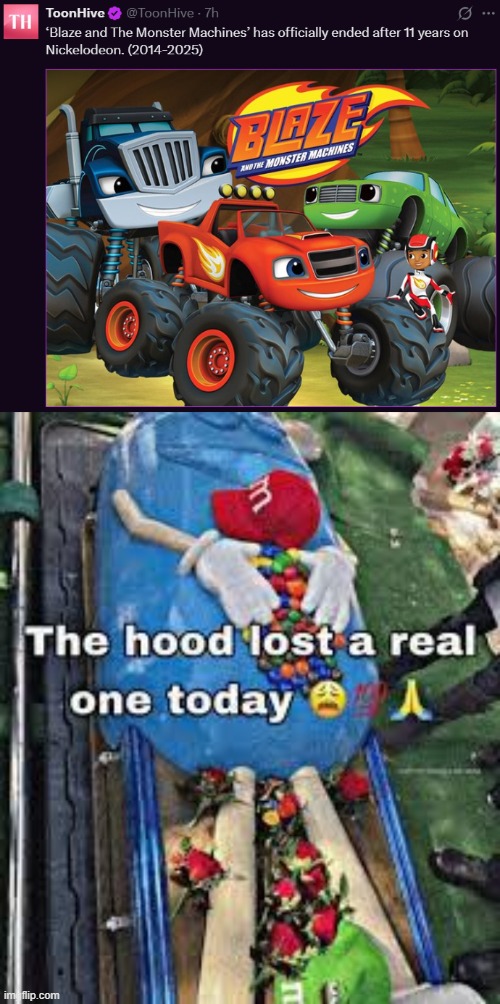 FUCK NOOOO | image tagged in the hood lost a real one today | made w/ Imgflip meme maker