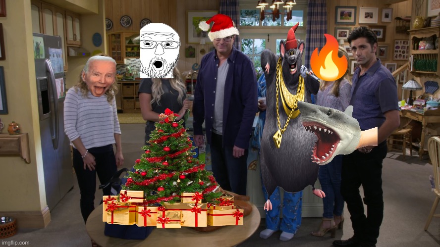 Fuller House Staredown | image tagged in fuller house staredown | made w/ Imgflip meme maker