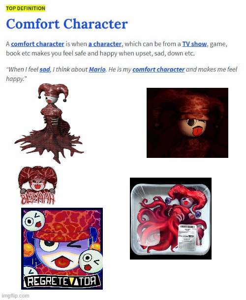 Slimyim My Beloved | image tagged in comfort character | made w/ Imgflip meme maker