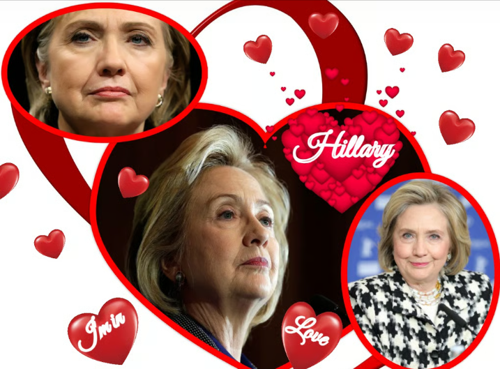Hillary Clinton I'm in Love Blank Meme Template