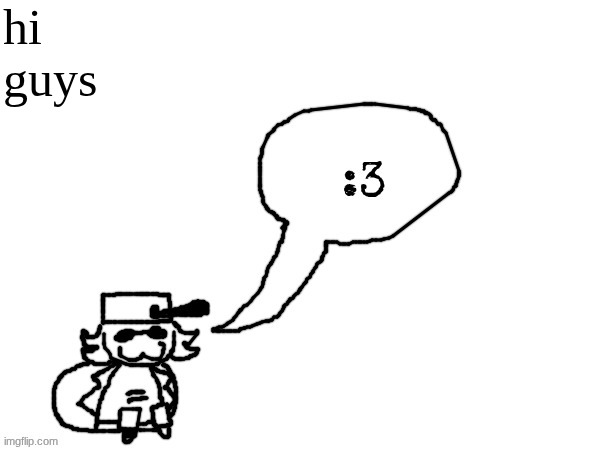 Ducc-The-Ultimate's creature announcement temp | hi guys | image tagged in ducc-the-ultimate's creature announcement temp | made w/ Imgflip meme maker