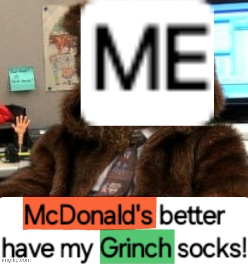 McDonald's App & Ordering The Grinch Socks Meal | image tagged in who wore it better,mcdonalds,grinch,socks | made w/ Imgflip meme maker