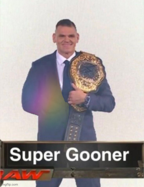 super gooner | image tagged in super gooner | made w/ Imgflip meme maker