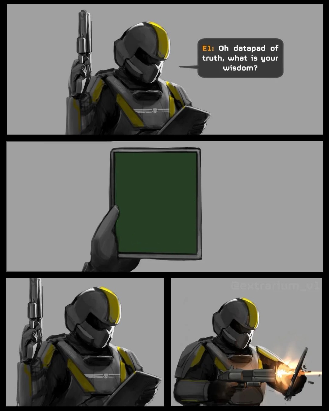 Datapad of Truth Blank Meme Template