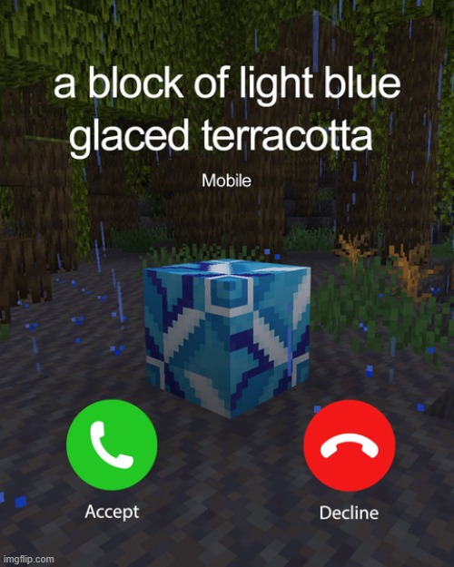 Minecraft Glazed Terracotta | image tagged in minecraft glazed terracotta | made w/ Imgflip meme maker