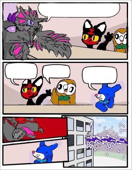 Pokemon Boardroom meeting suggestion Blank Meme Template