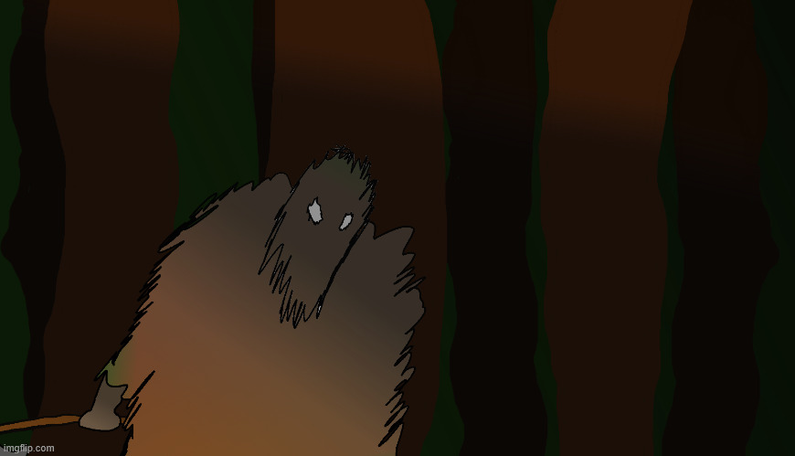Forest Man Drawing | made w/ Imgflip meme maker