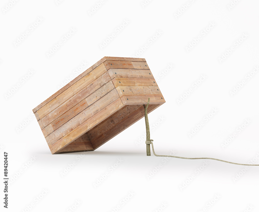 Box trap Blank Meme Template