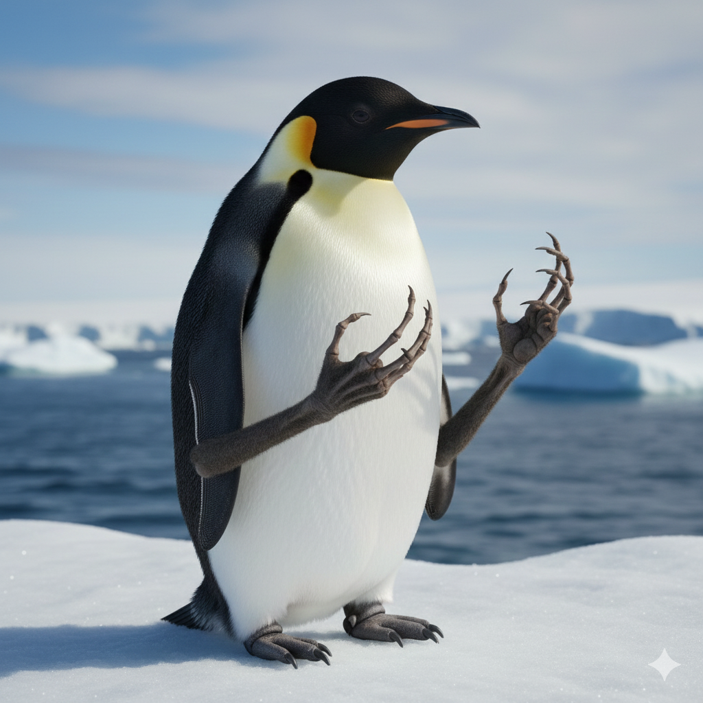 Aye Penguin Blank Meme Template