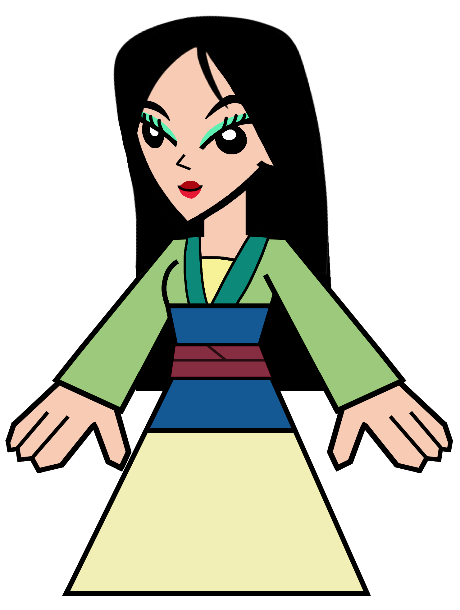 Fa Mulan in Hero 108 Style Blank Meme Template