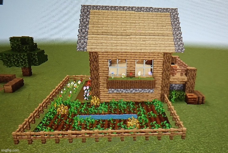 I only added that stuff today | image tagged in minecraft | made w/ Imgflip meme maker