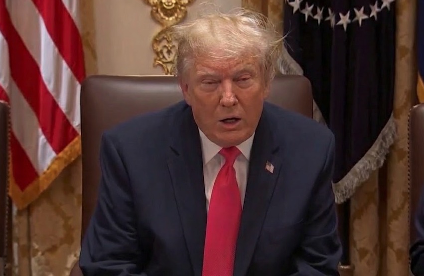 High Quality Sleepy Donald Trump Blank Meme Template