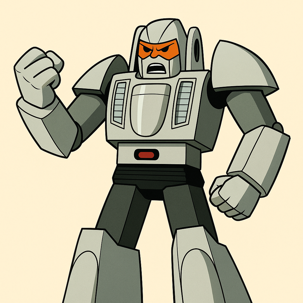 Leader-1 Gobot being unreasonable Blank Meme Template