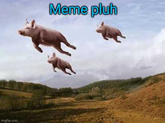 Christmas | Meme pluh | image tagged in pigs fly,christmas,meme pluh,meme plug,pig,fun stream | made w/ Imgflip meme maker