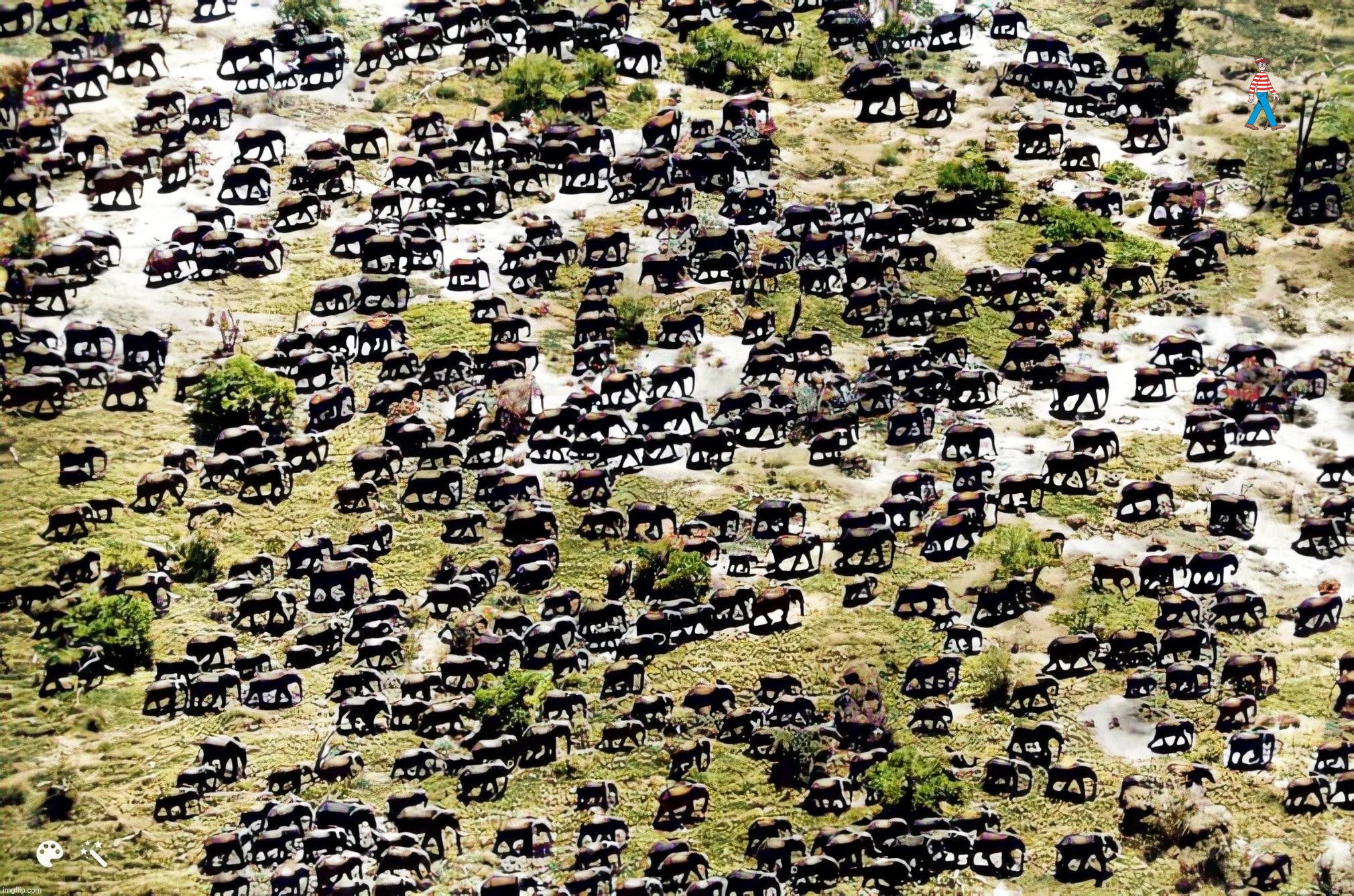 Where's XXXXL Waldo? | image tagged in where's waldo,waldo | made w/ Imgflip meme maker