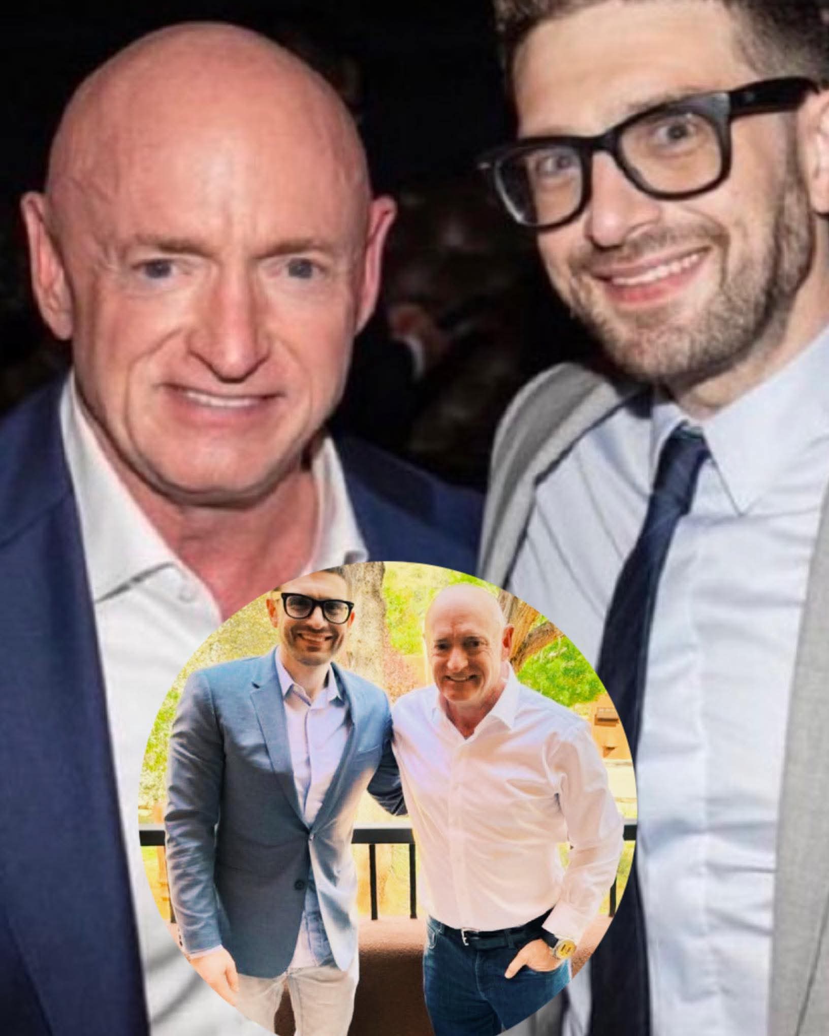 Midget Mark Kelly & Alex Soros Blank Meme Template