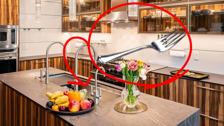 FORK FOUND IN KITCHEN Blank Meme Template