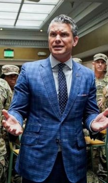 Hegseth Plaid Sports Jacket Blank Meme Template