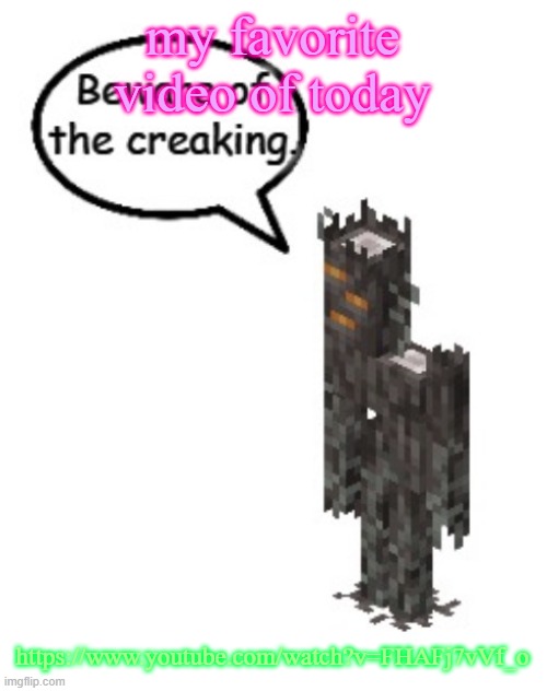 i feel the pain in the pred's dih :heartbreak: | my favorite video of today; https://www.youtube.com/watch?v=FHAFj7vVf_o | image tagged in beware of the creaking | made w/ Imgflip meme maker