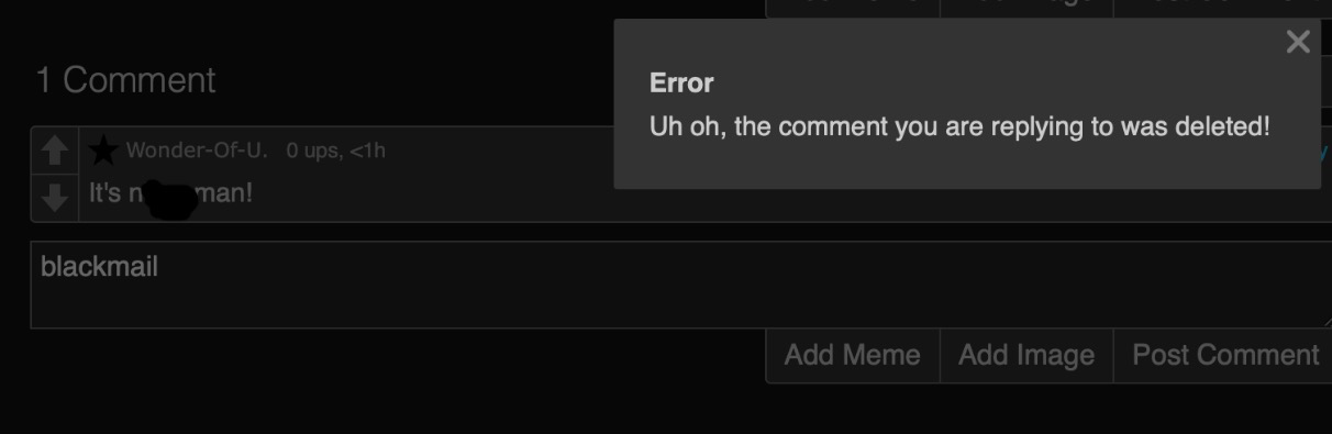 Jehlo blackmail Blank Meme Template