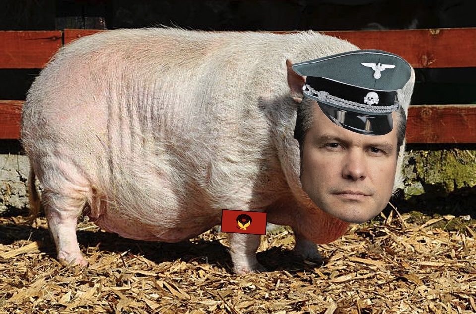 Pete “War Crimes” Hegseth Blank Meme Template