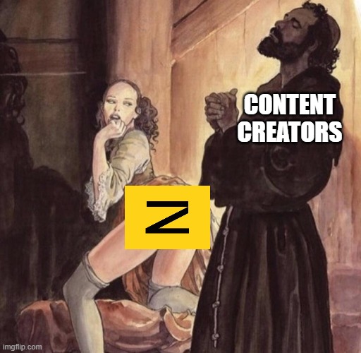 Priest tempted by girl | CONTENT CREATORS | image tagged in priest tempted by girl | made w/ Imgflip meme maker