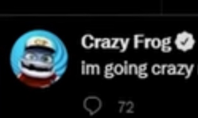 Crazy frog Blank Meme Template