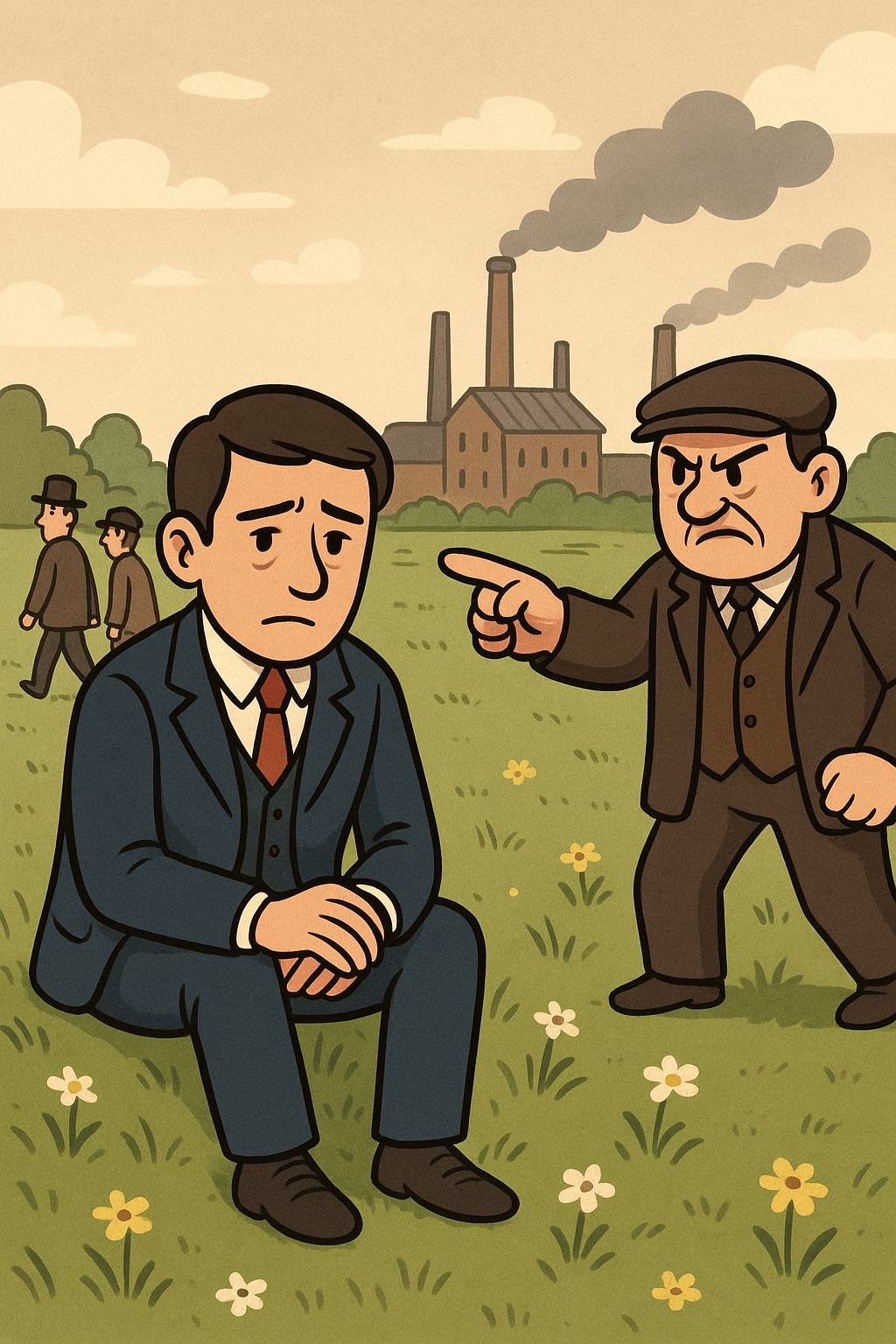 Unrest and blaming preindustrial comic Blank Meme Template