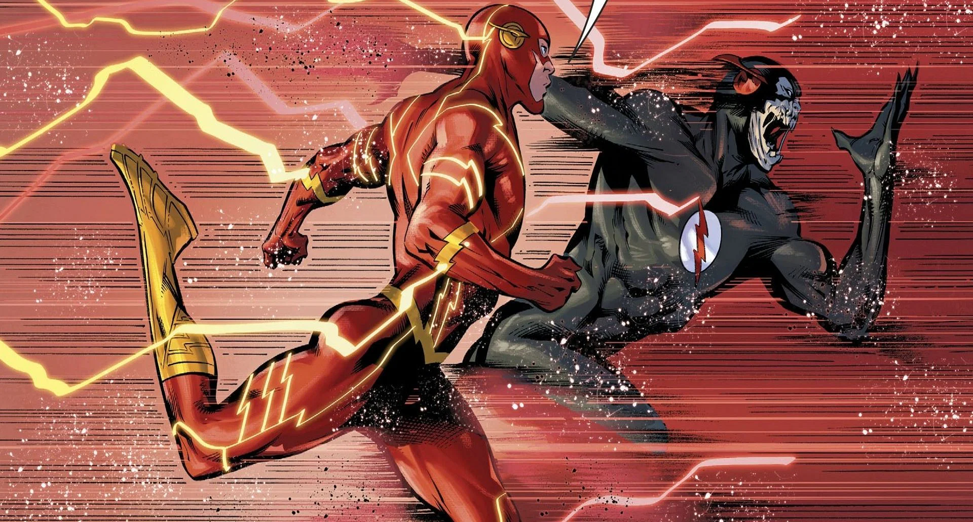 Flash and Black Flash Blank Meme Template