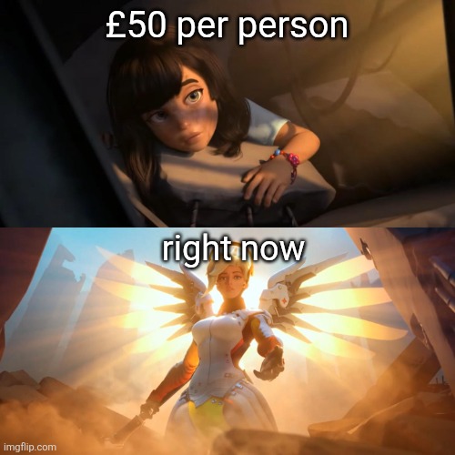 nothing beats a jet 2 holiday | £50 per person; right now | image tagged in overwatch mercy meme | made w/ Imgflip meme maker