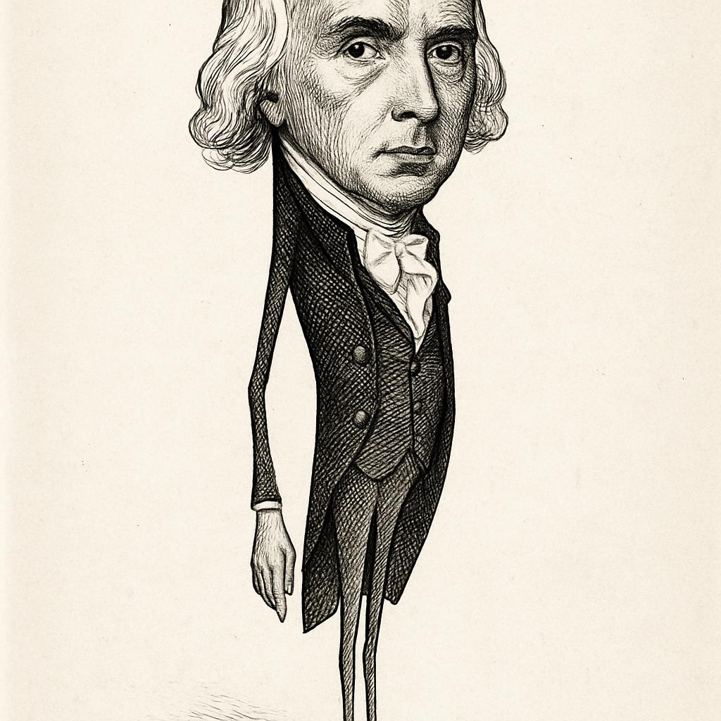 James Madison Is Thin Bro Blank Meme Template