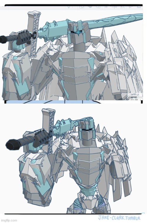 a frozen knight | made w/ Imgflip meme maker