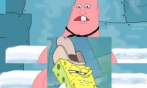 spongebob and pat Blank Meme Template
