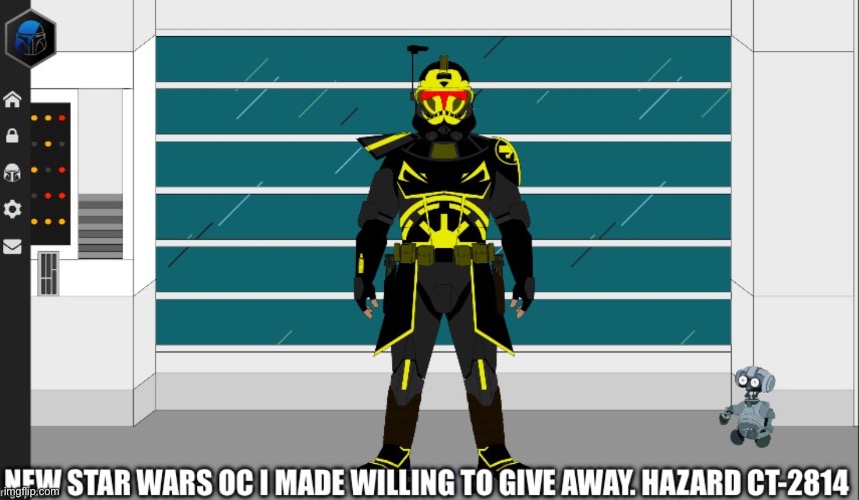 He is from the 75th clone siege korps and he is a medic arc trooper. He is also a bio weapon specialist. | made w/ Imgflip meme maker