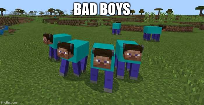 me and the boys | BAD BOYS | image tagged in me and the boys | made w/ Imgflip meme maker
