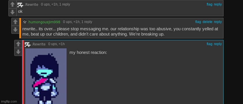 "he laughed" | made w/ Imgflip meme maker