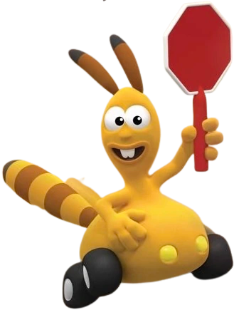 Bungo with the sign stop Blank Meme Template