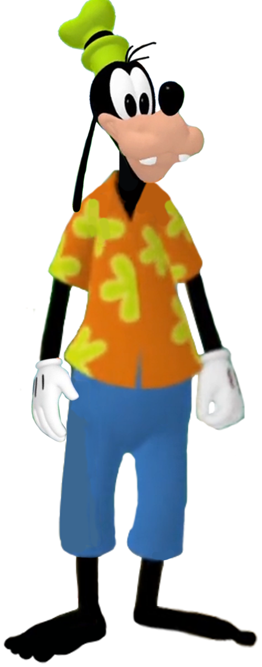 Goofy in the beach Blank Meme Template