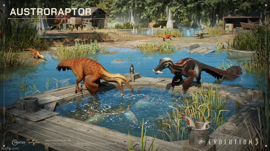 Austroraptor in JWE3 | made w/ Imgflip meme maker