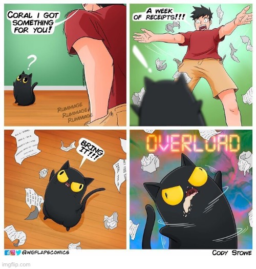 WeFlaps | image tagged in cats,comics,weflaps,coral | made w/ Imgflip meme maker
